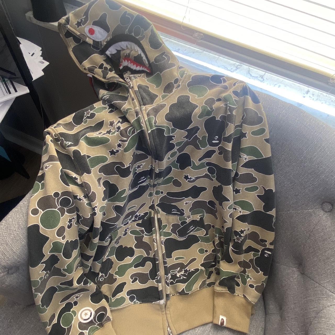 A BATHING APE shark hoodie star Y2K トップス A BATHING APE shark