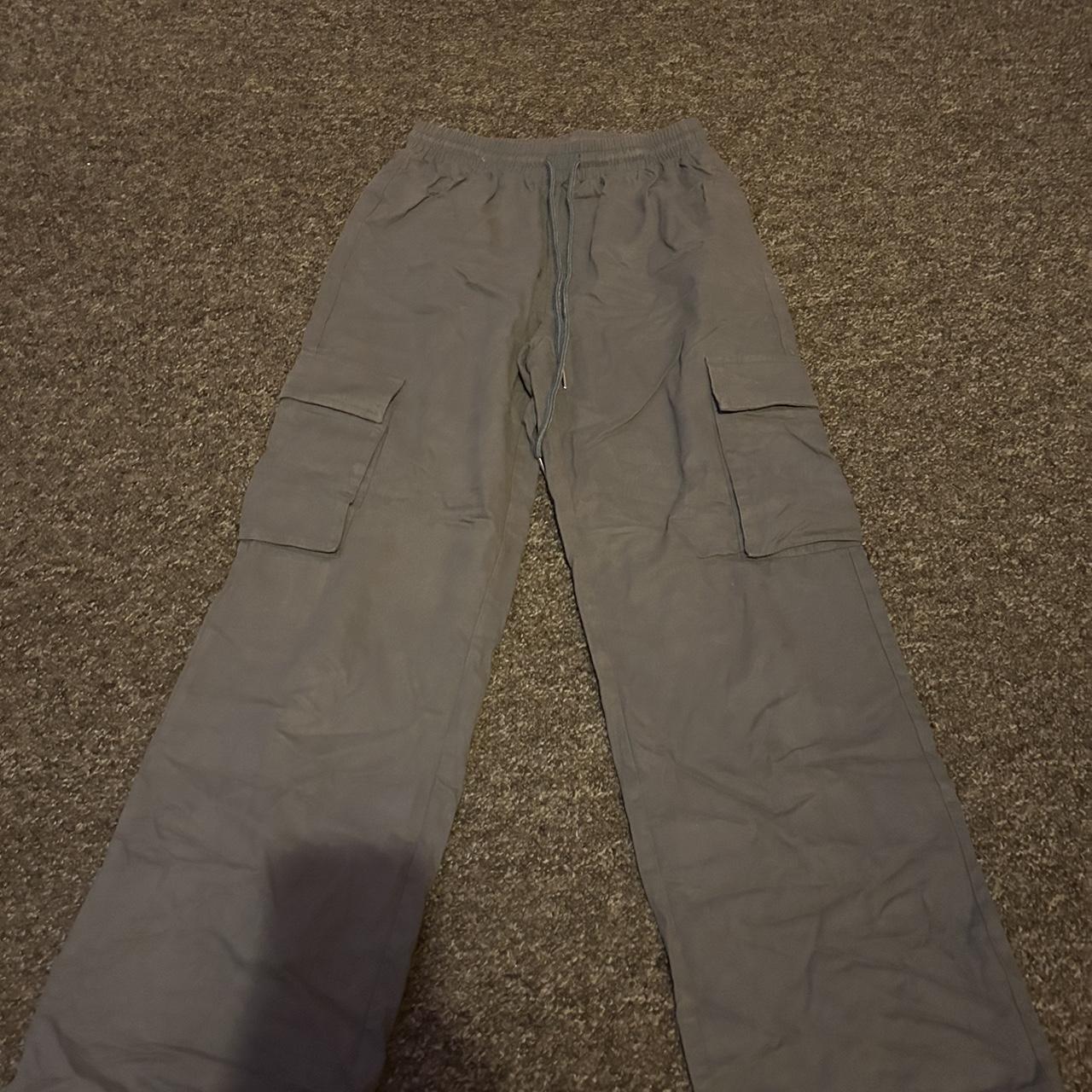 Grey Cargos From Shein - Depop