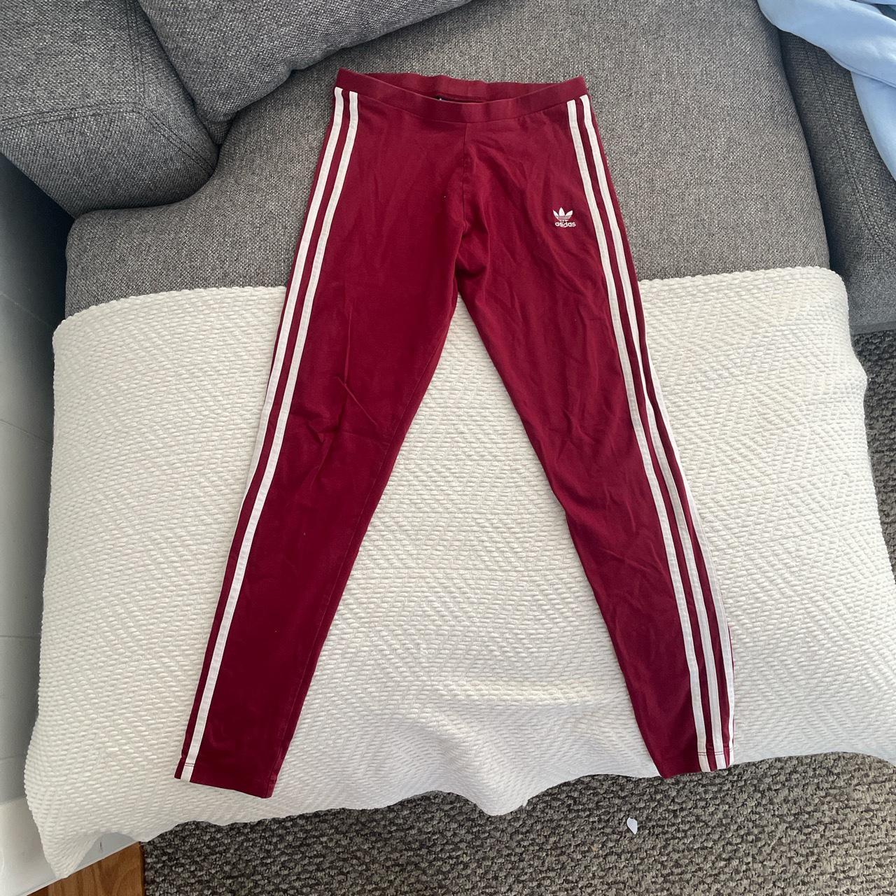 Adidas Climalite Lined Leggings Size XL Muted Rose - Depop