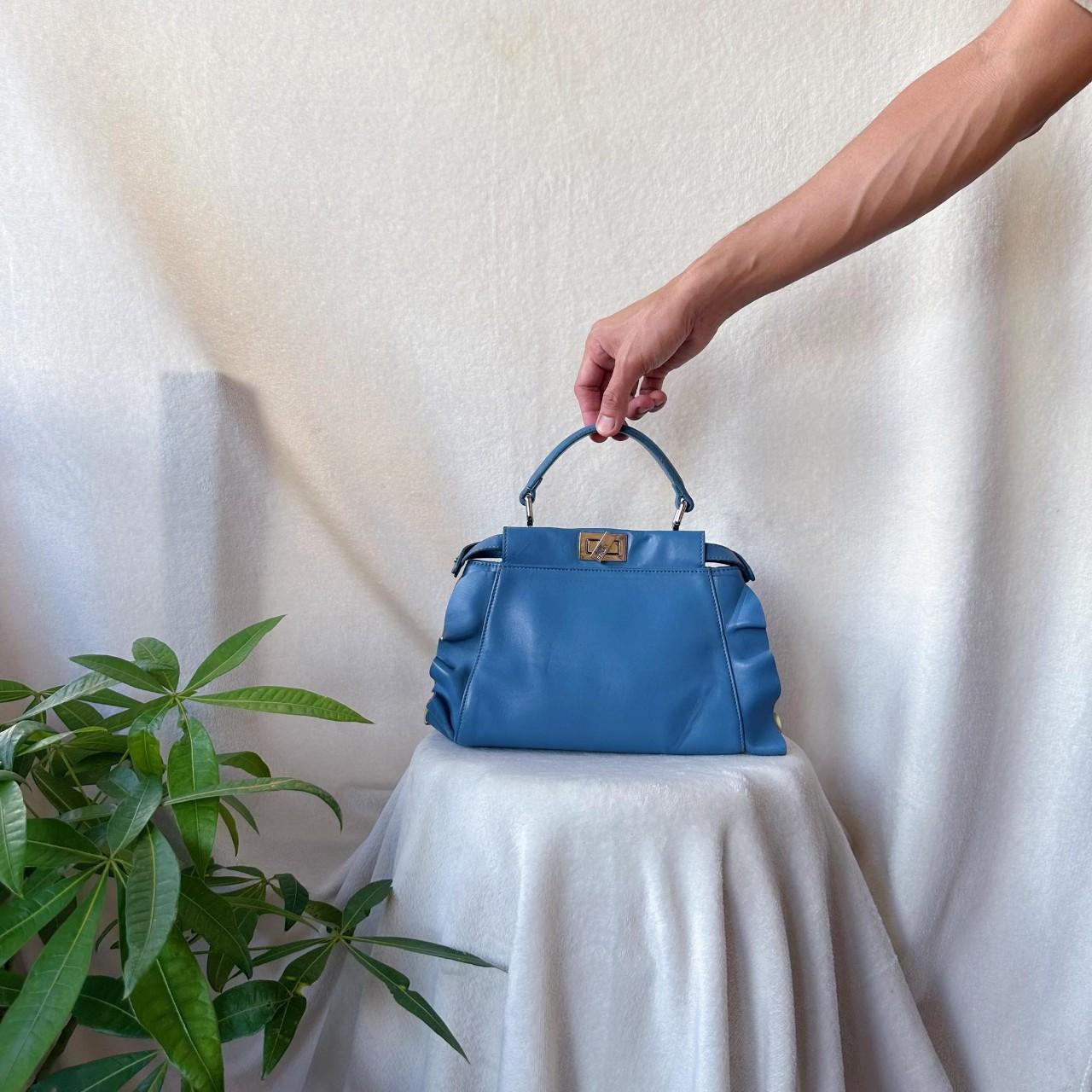 Fendi peekaboo mini online blue