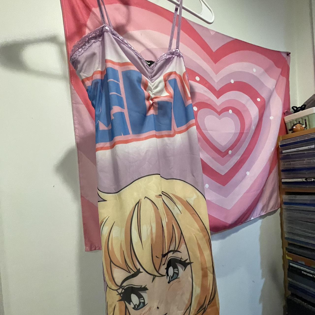 NG order anime girl mini dress. size 10, new with... Depop