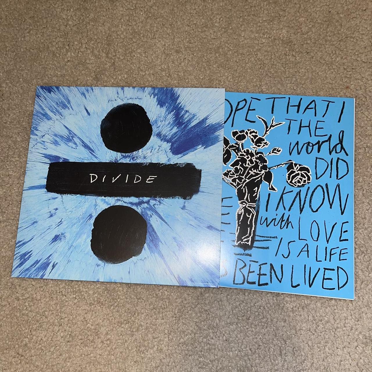 Ed Sheeran Divide Vinyl - only played once, amazing | Depop