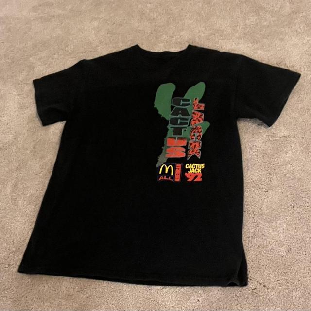 人気話題コラボ！Travis Scott McDonald's All American '92 Tee Travis Scott McDonalds All American Shorts GOAT | Depop