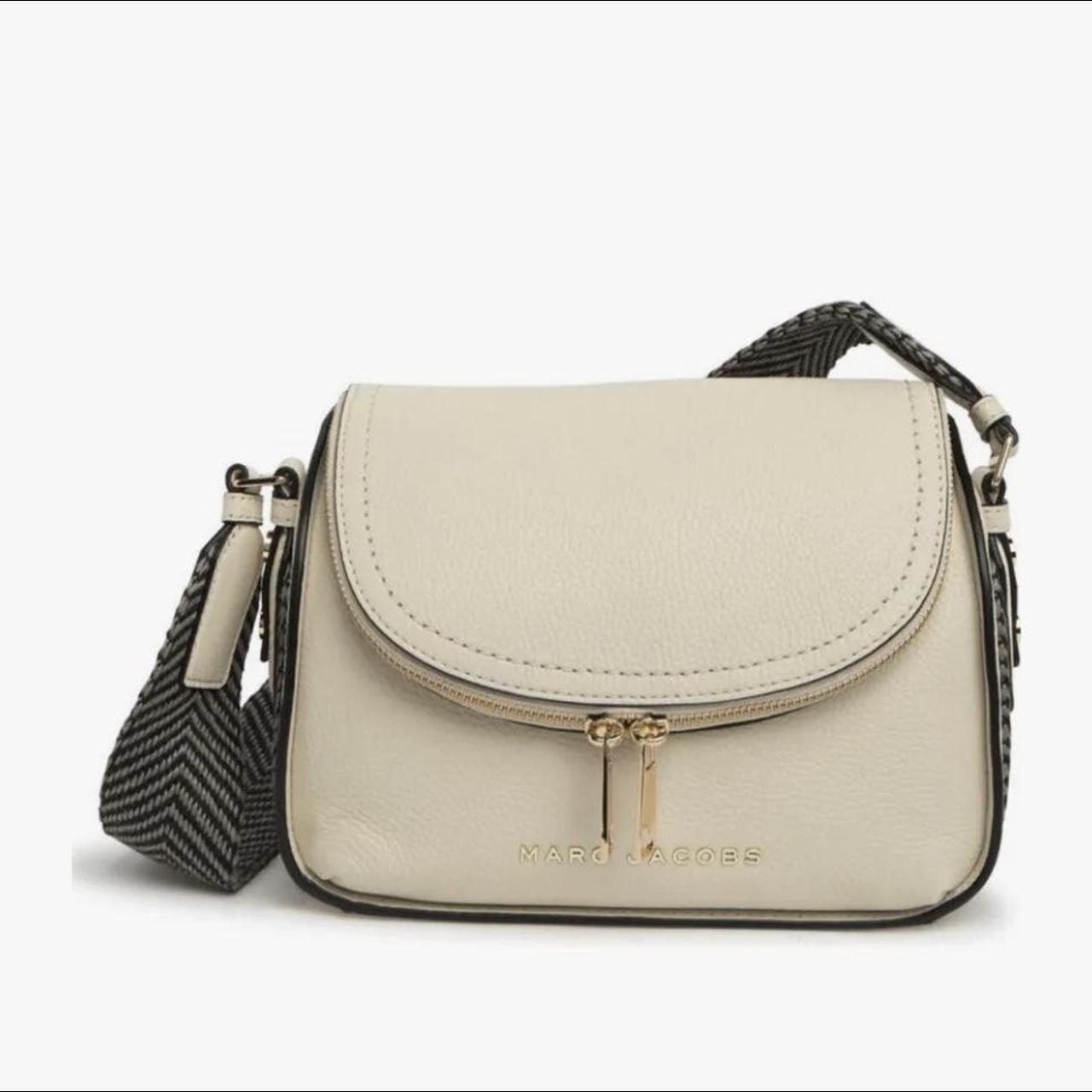 WOMAN MARC JACOBS WHITE LEATHER THE MESSENGER