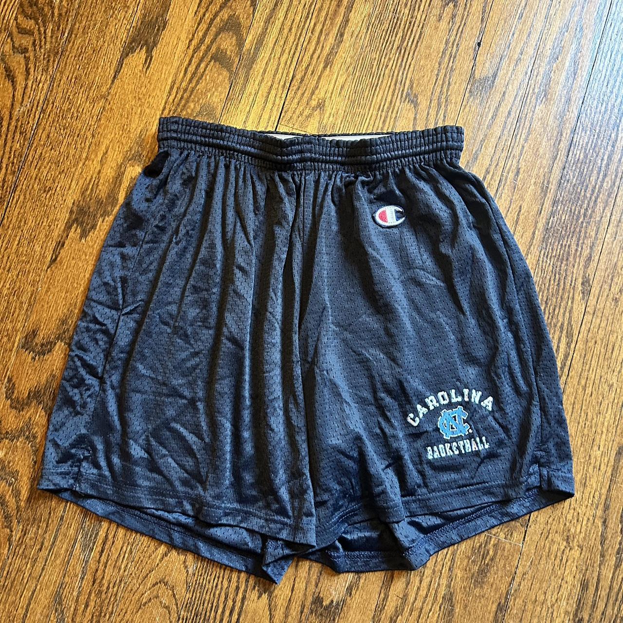 Navy blue UNC basketball shorts basketball unc... Depop