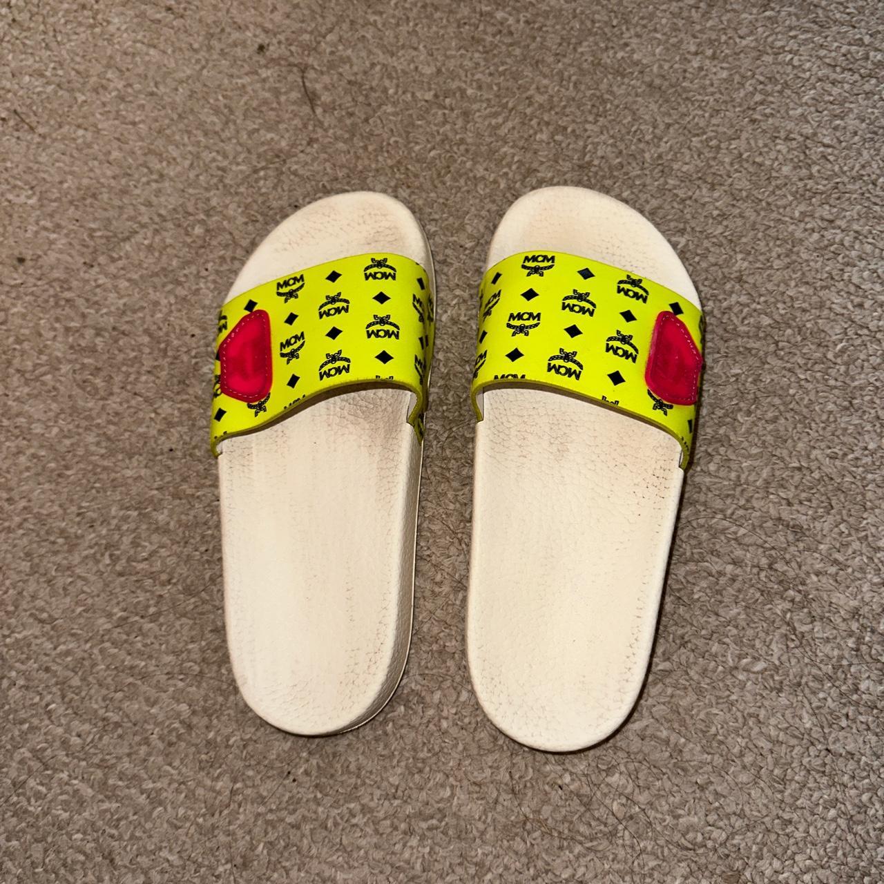 Yellow mcm discount slides