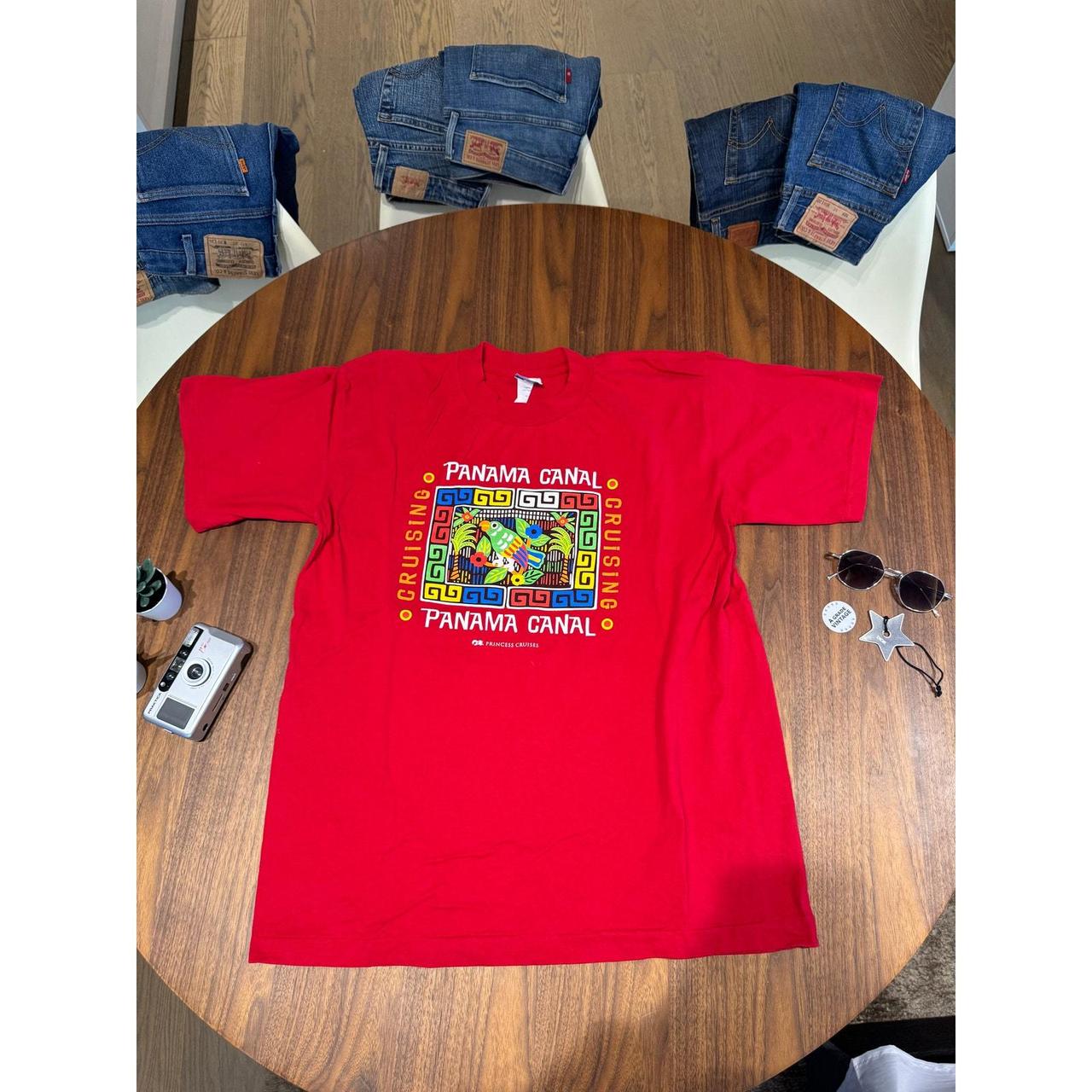 Vintage 1980s Style Panama T-Shirt Vintage 1980s Style Panama T-Shirt