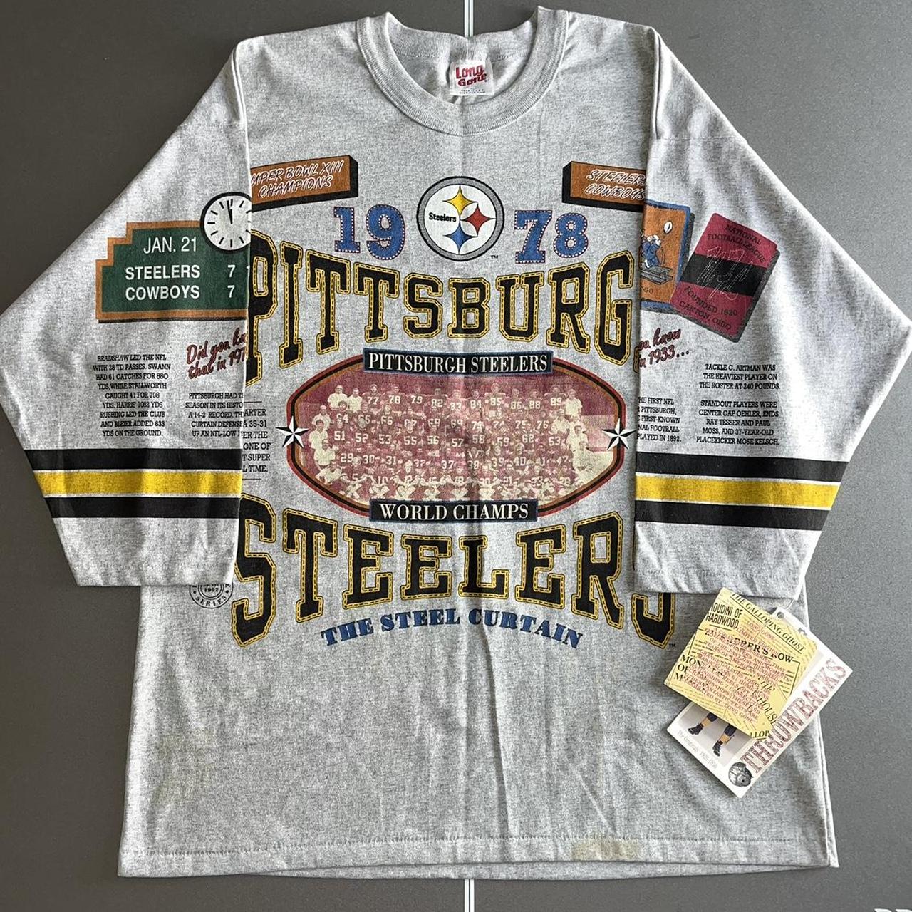 NFL Pittsburgh Pirates long-sleeve Gildan - Depop