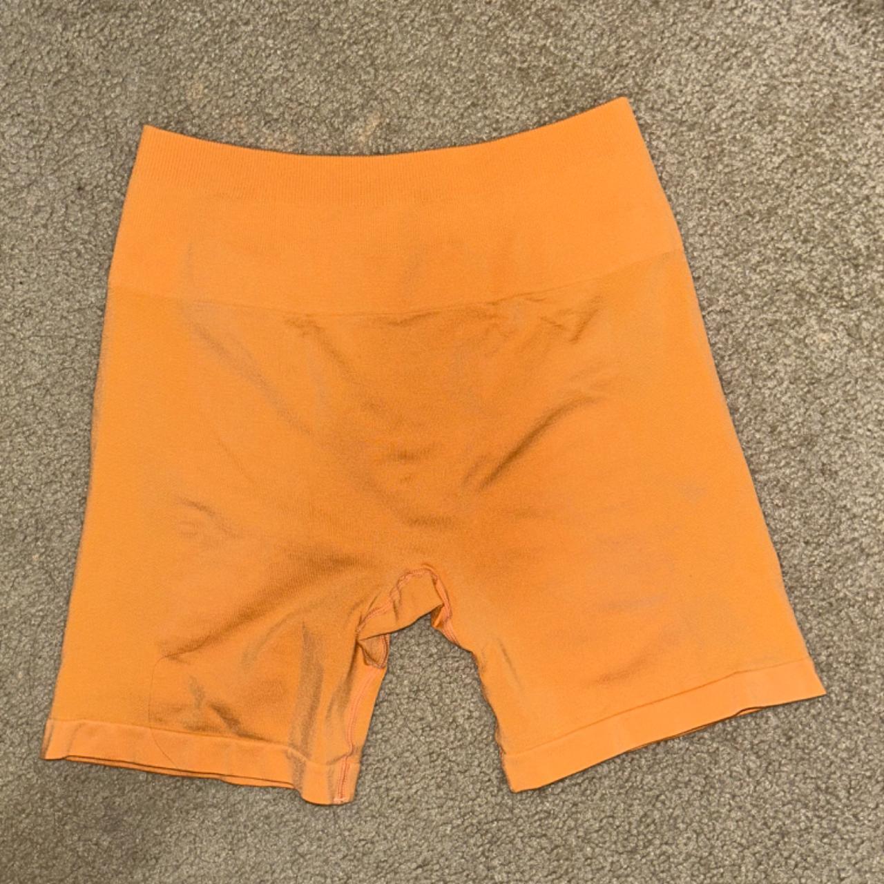 Orange Aurola shorts size small, worn once🧡 just - Depop
