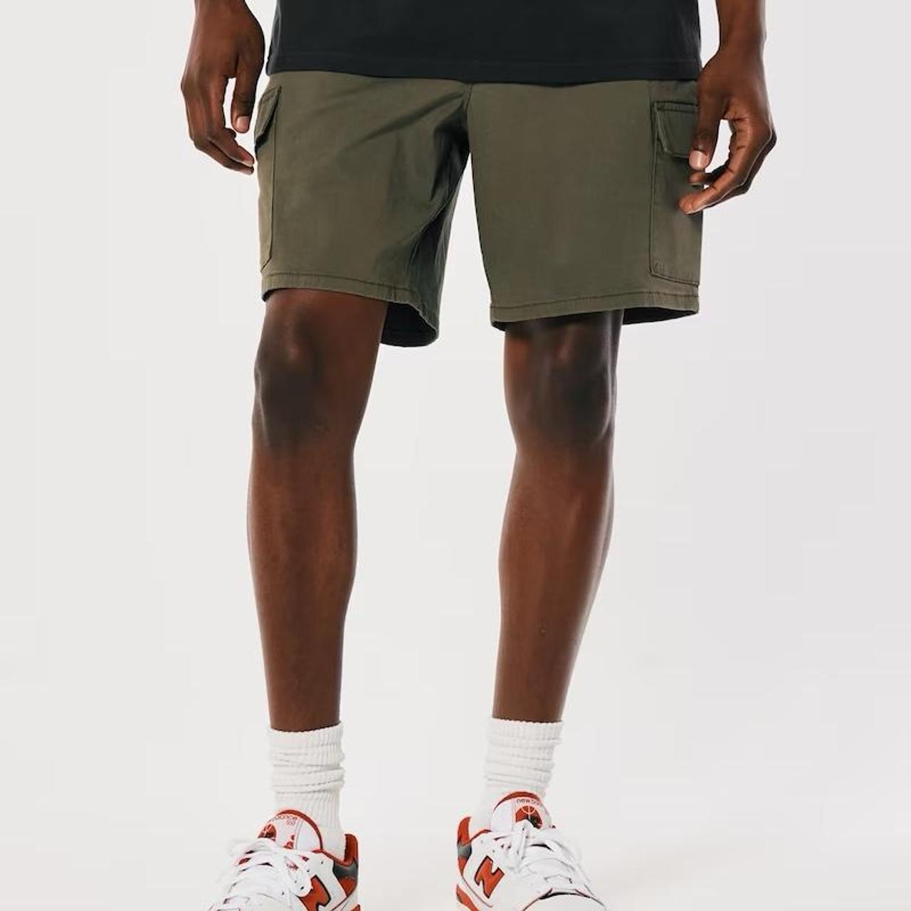 Hollister Jogger Shorts Green Details: Depop