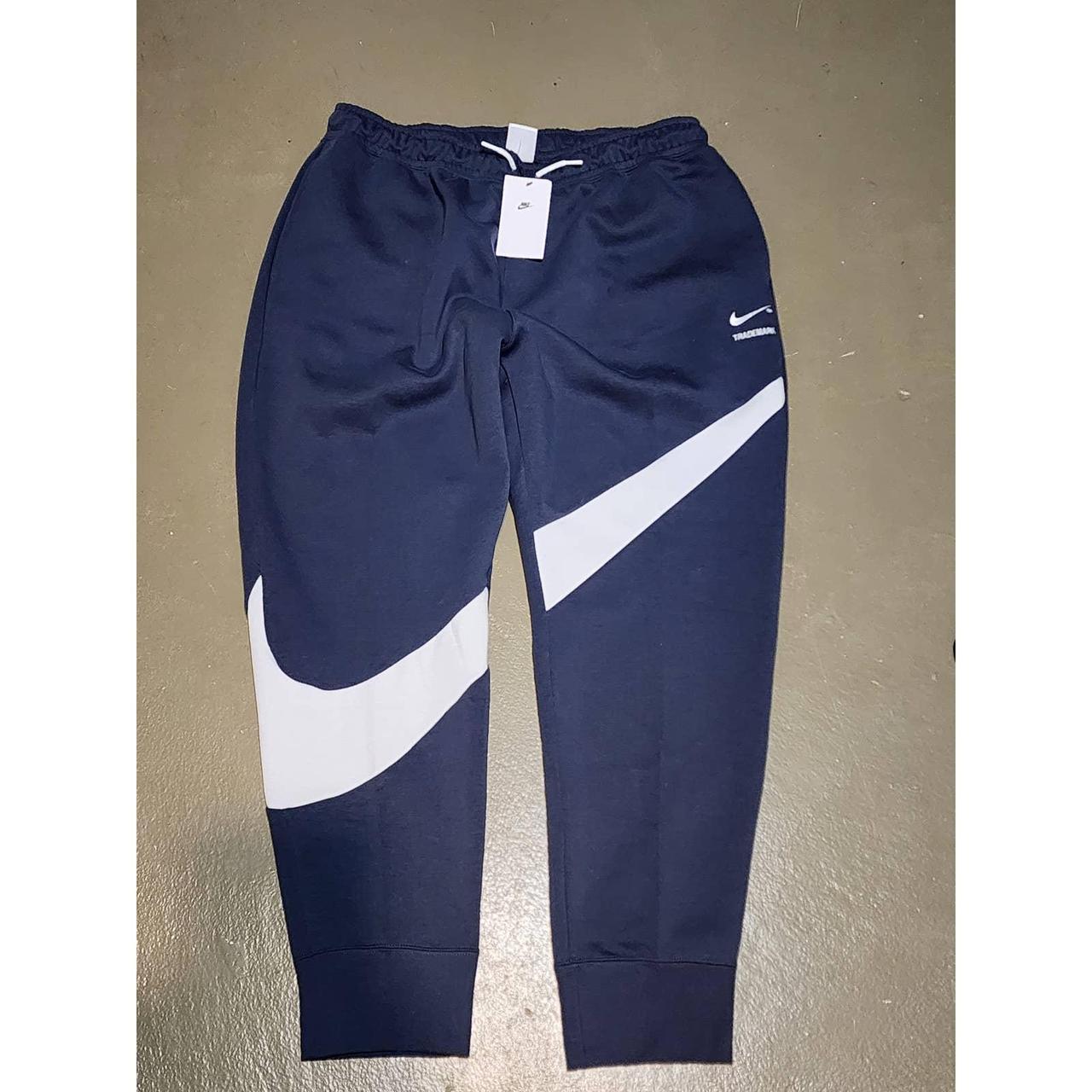 Nike joggers with big hot sale swoosh