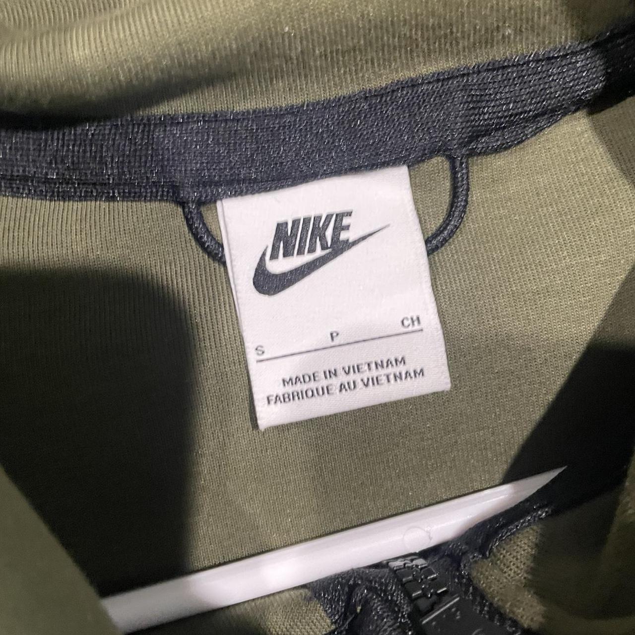 Olive green Nike tech fleece - Depop