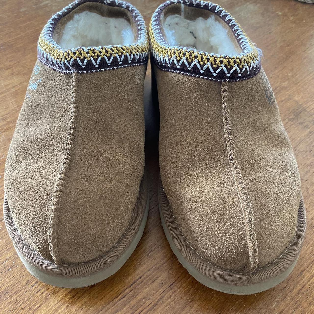 Yellow Earth slip on uggs - tan in a size... - Depop