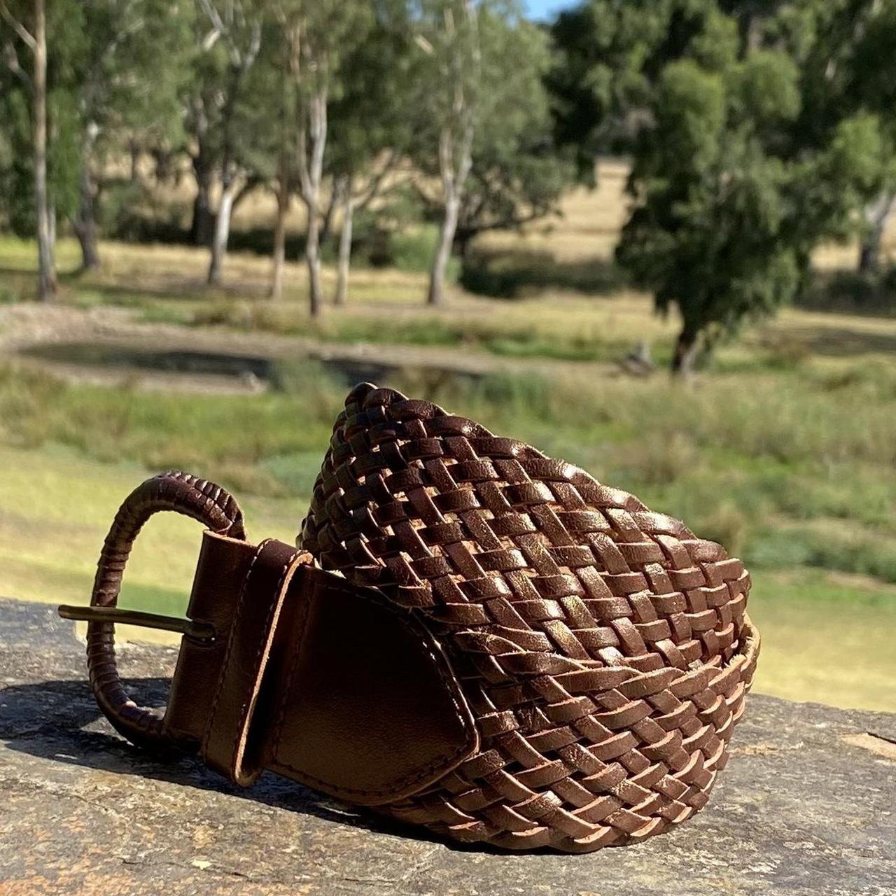plaited belt