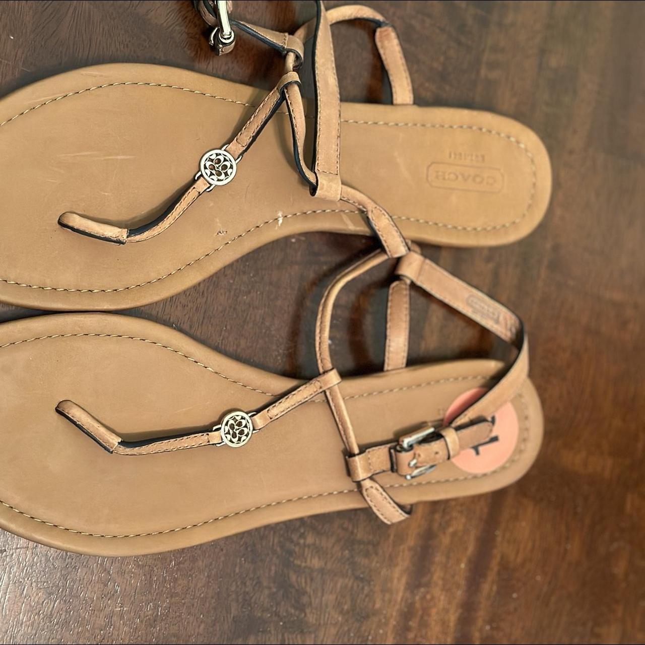 Coach sandals size 10 Depop