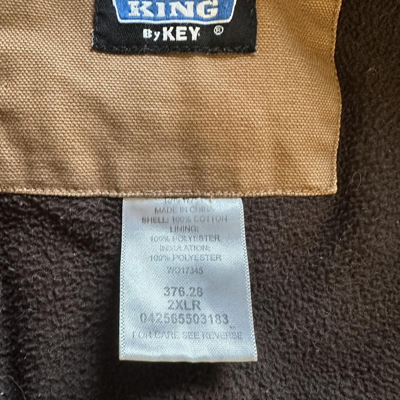 vintage polar king worker jacket 2xl but fits like a... - Depop