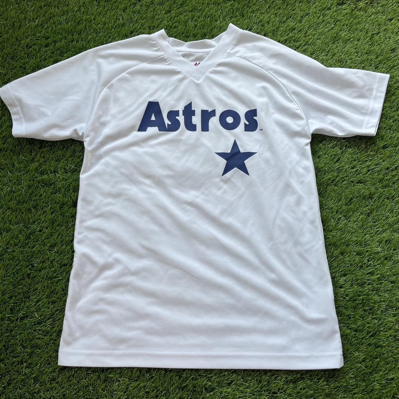 Dynasty Gray Houston Astros Baseball Jersey Stitched - Depop