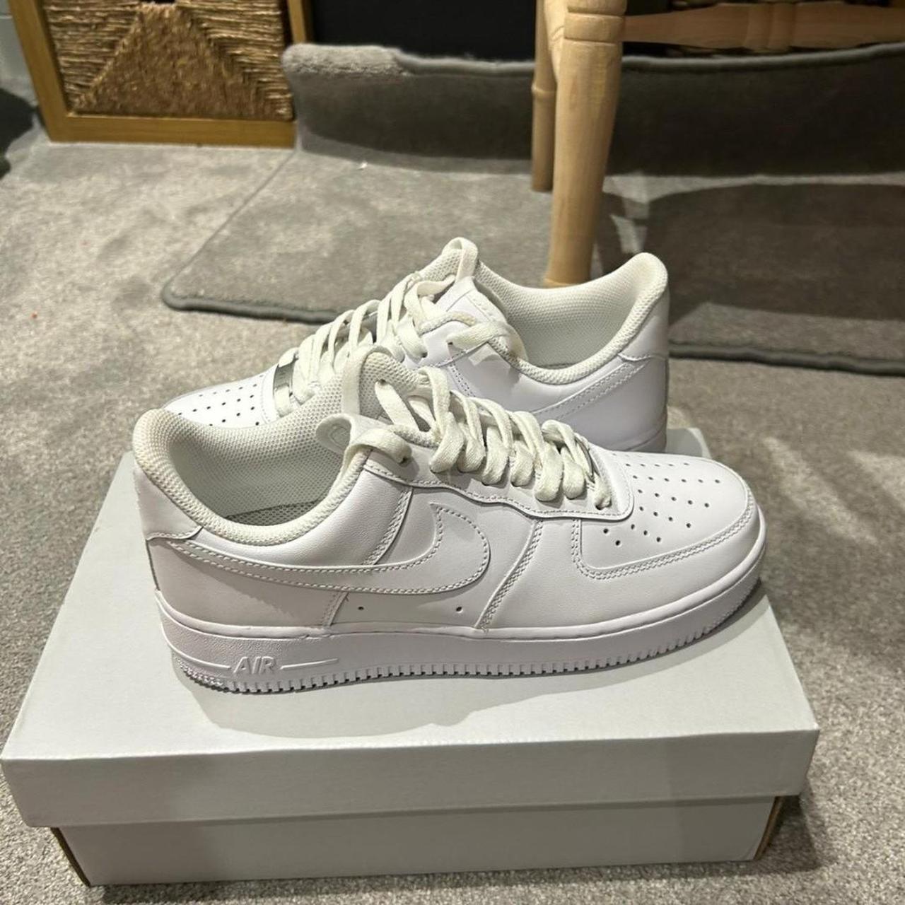 Brand new white air force 1s with box. Never... - Depop