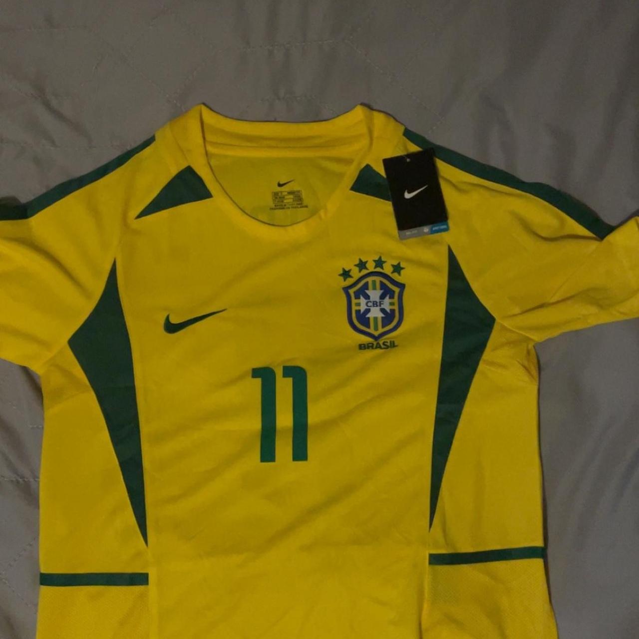 2002 Brazil Ronaldinho jersey - Depop