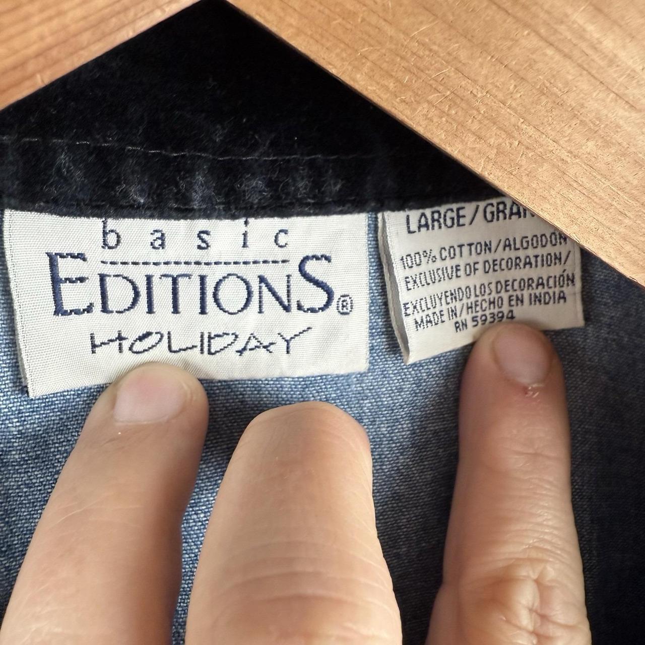 Basic Editions Women's Shirt - Multi - L – Basic … - image 6