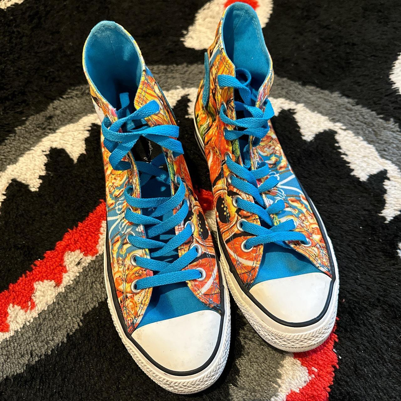 Jimi Hendrix Bold As Love Converse Size - 8.5 UK | Depop