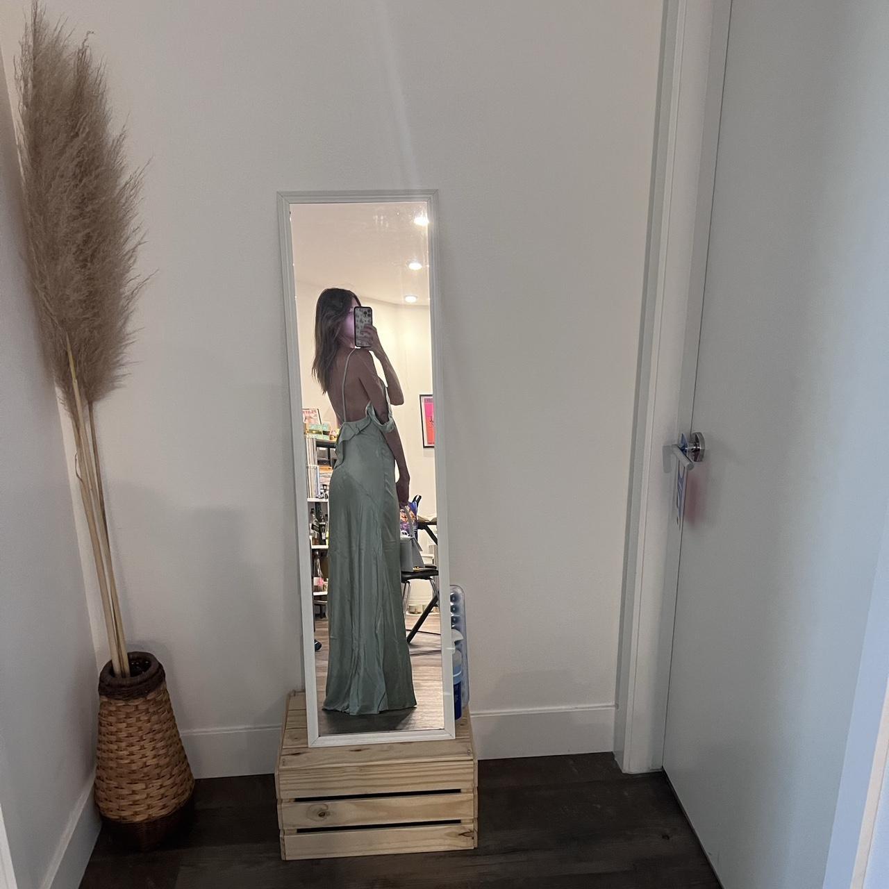 For Love & Lemon Maxi Dress. Color Sage. Used once.... - Depop