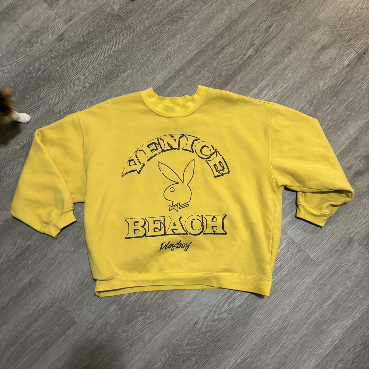 Playboy hot sale yellow sweatshirt