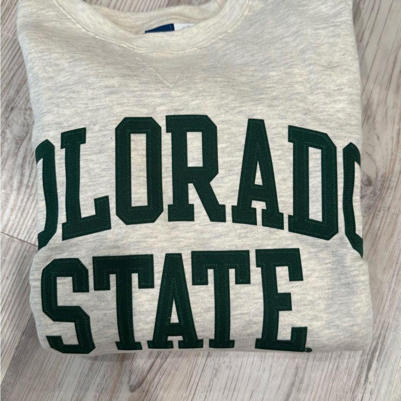 Source Unknown Men's Sweatshirt - Green/Grey - S … - image 1