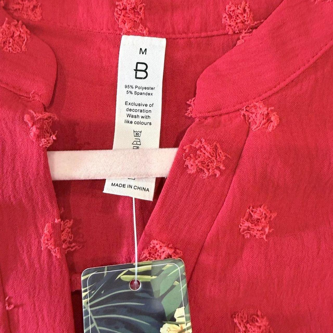 Source Unknown Women's Blouse - Red - M – Elegant… - image 2