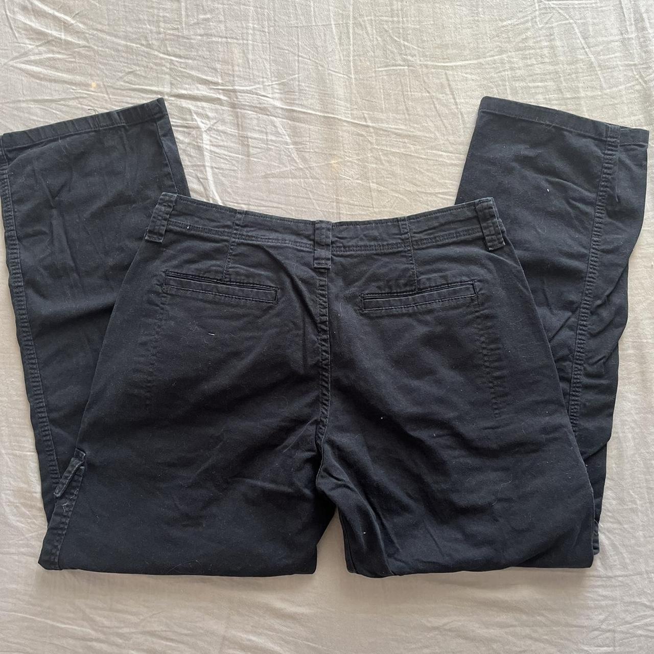 adorable black wrangler cargos these cargos could be... - Depop