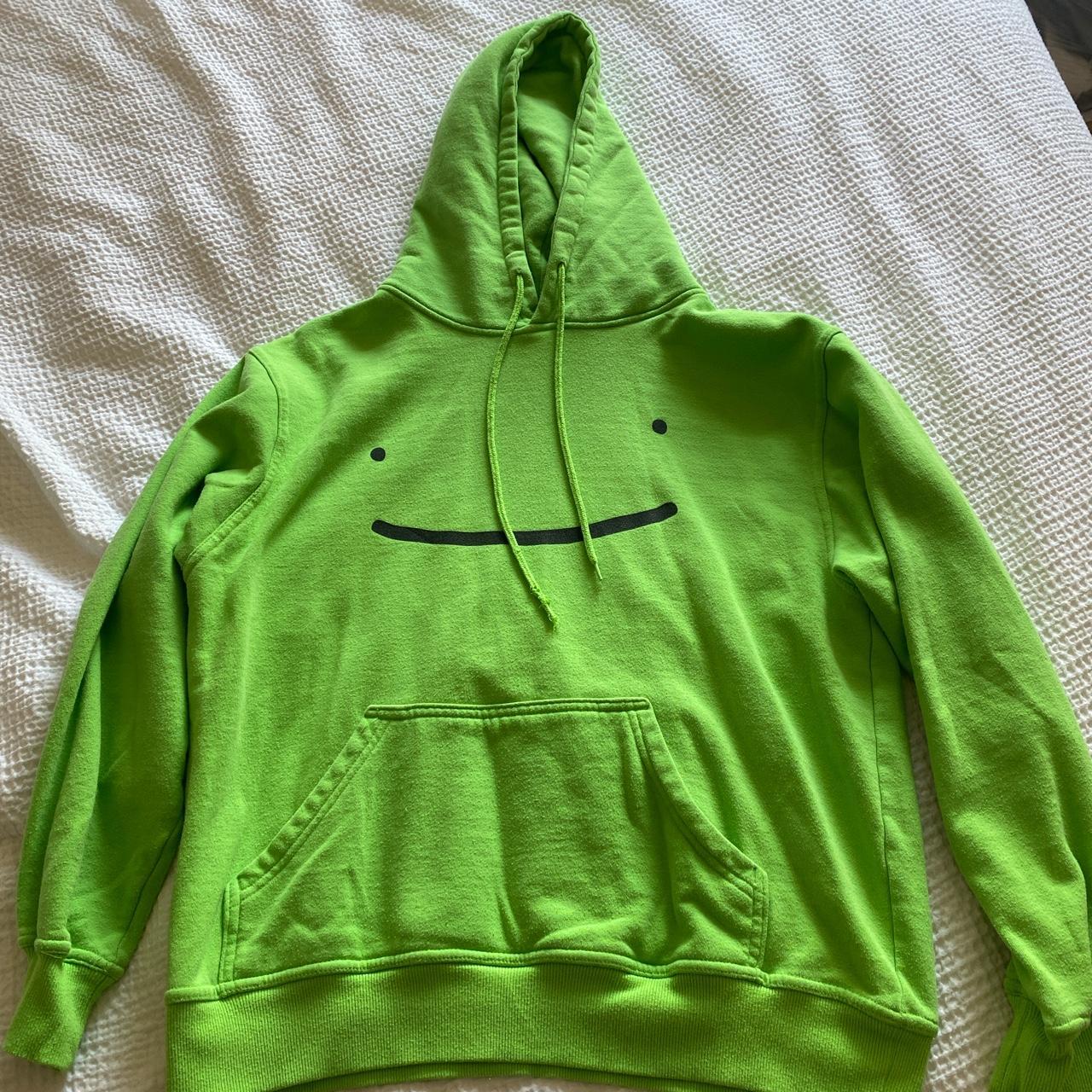 dream classic smile green hoodie size M gently loved Depop