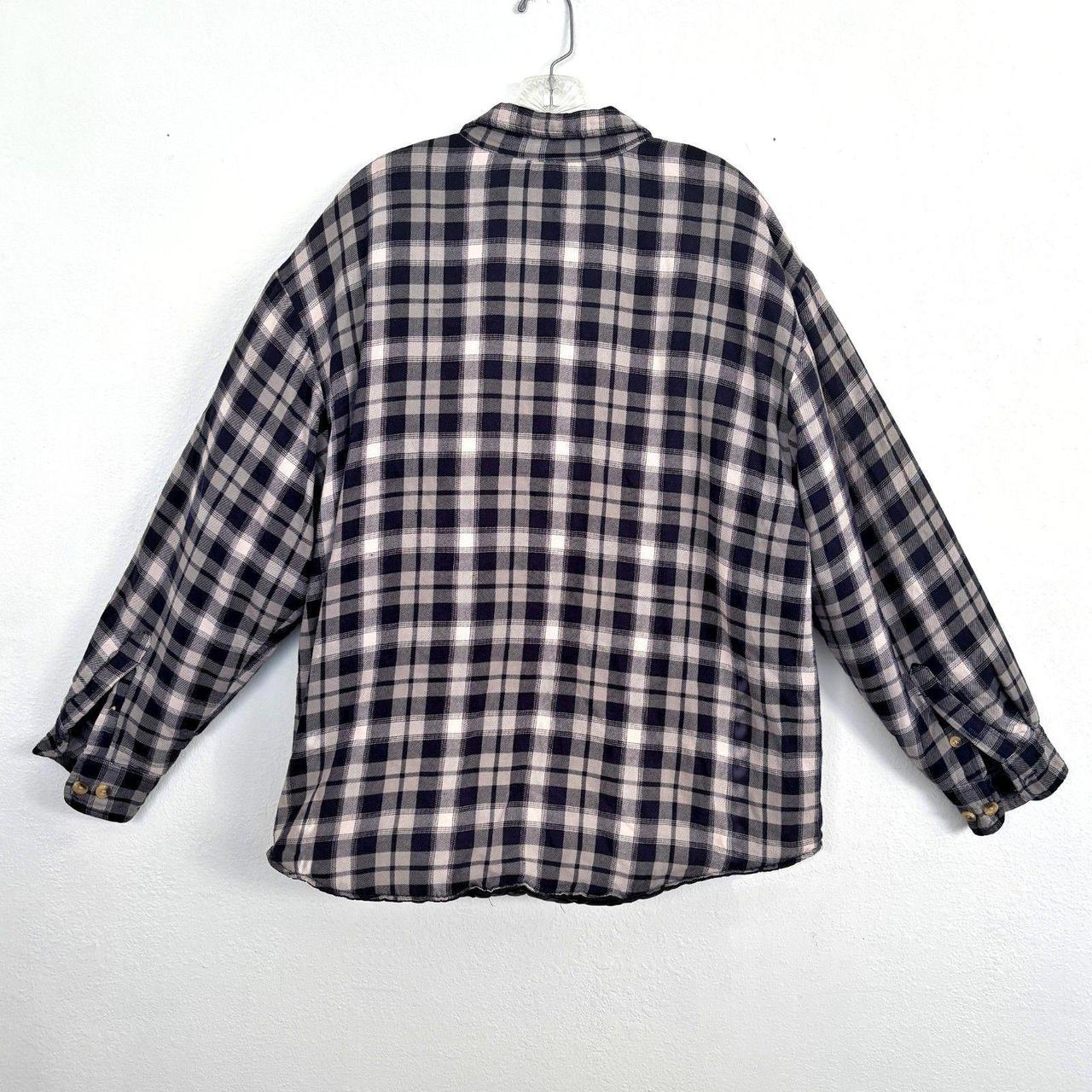 Basic Editions Men's Shacket Jacket - Black/Grey … - image 2