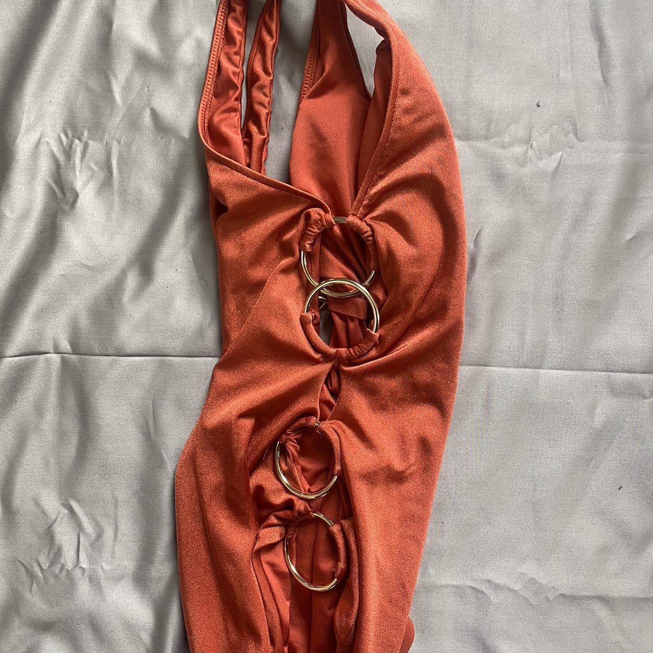 Calzedonia Women's Red and Orange Swimsuit-one-piece (3)