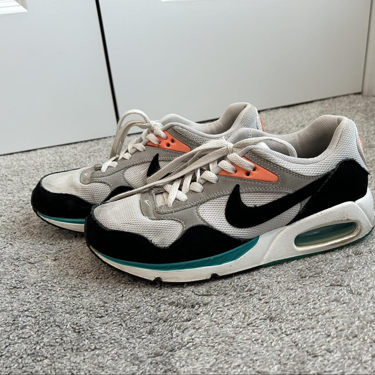 nike pink and teal shoes