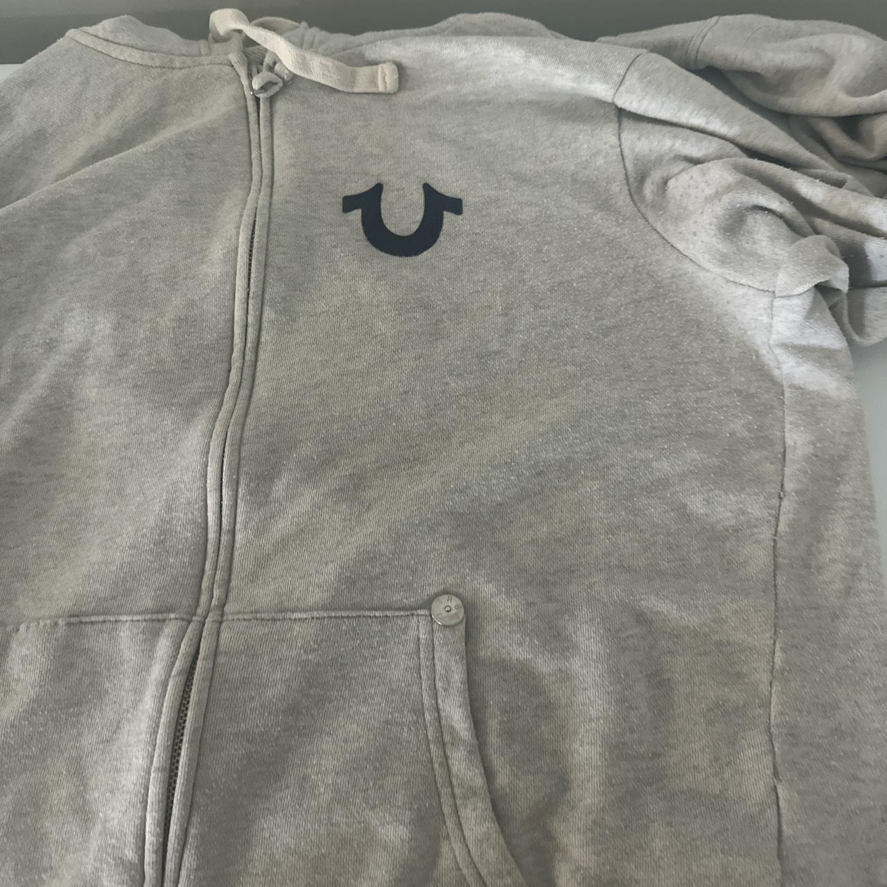 Gray true religion discount hoodie