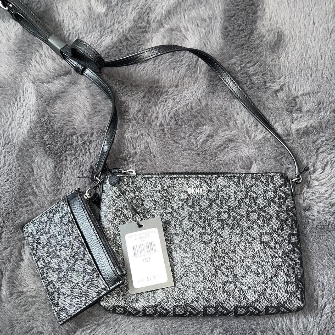 Brand New DKNY black and grey crossbody bag with