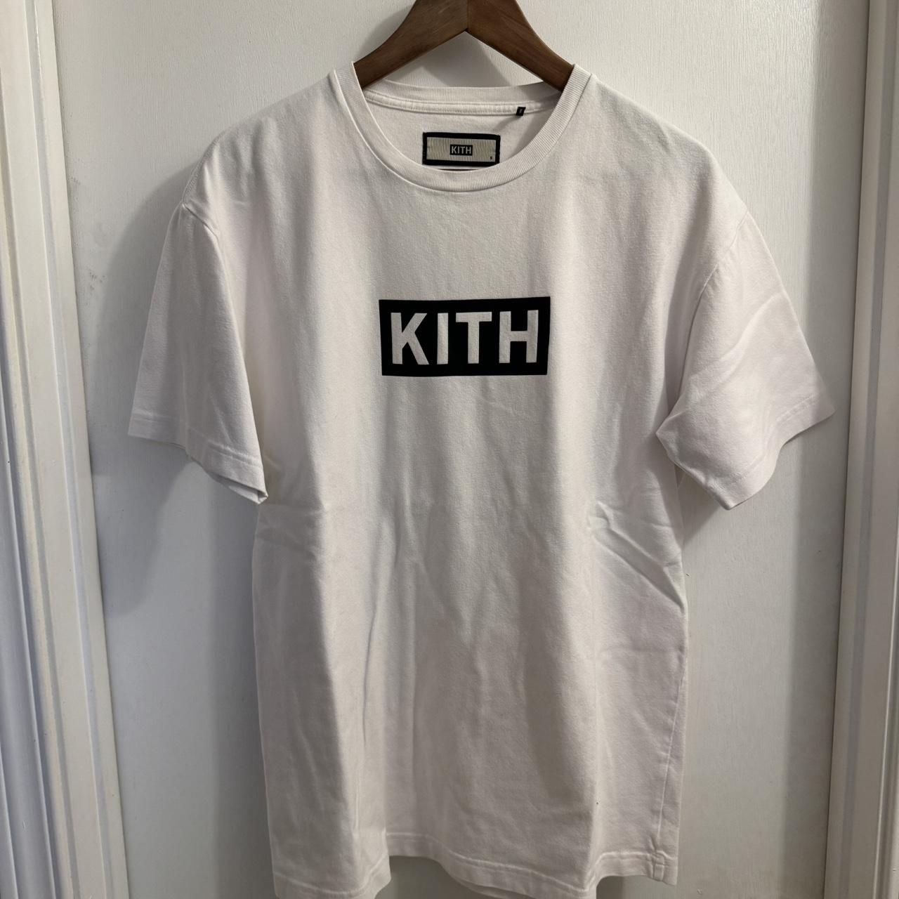 White Kith T Shirt Size men’s small Has some... Depop