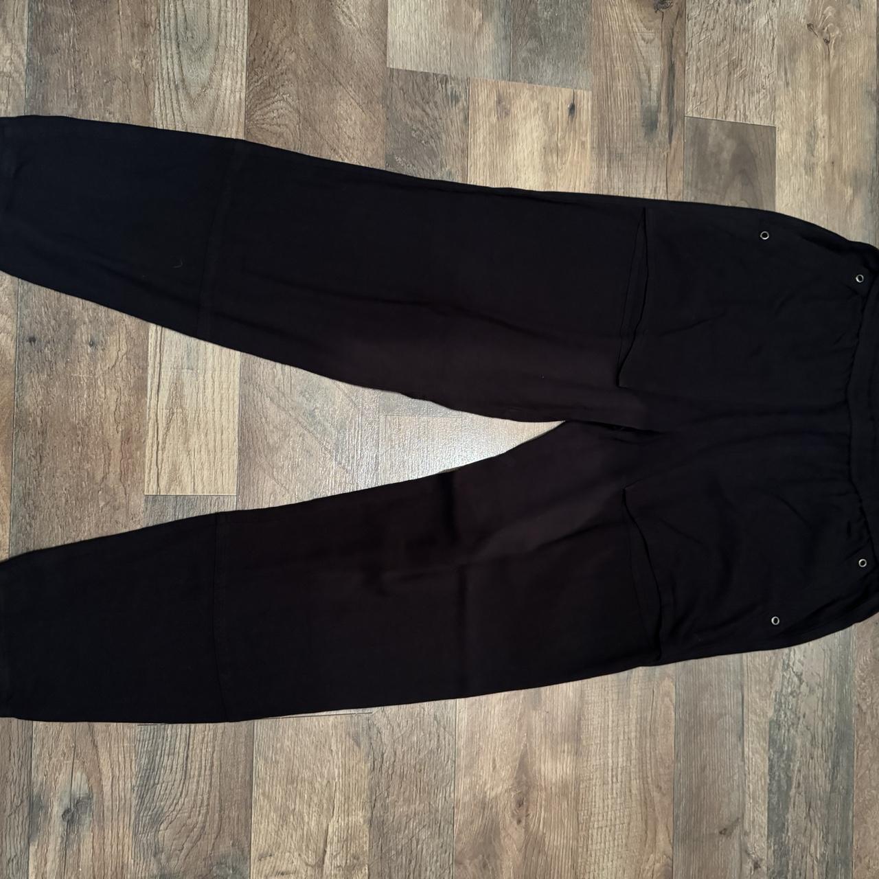 Size 1 standard James Perse black pants, slightly worn Depop