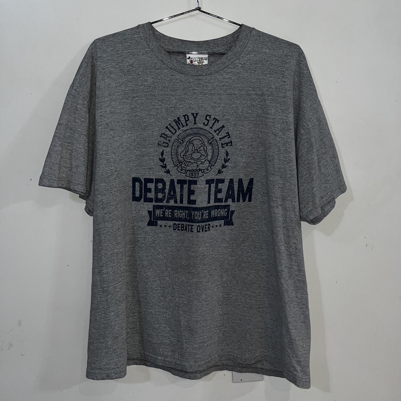 Disney “Grumpy State Debate Team” Funny T “WE’RE... - Depop