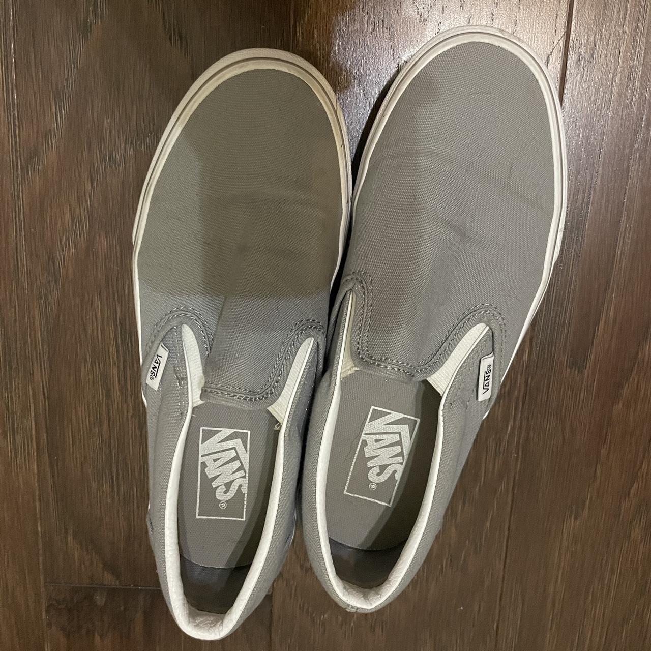 Charcoal slip 2024 on vans womens