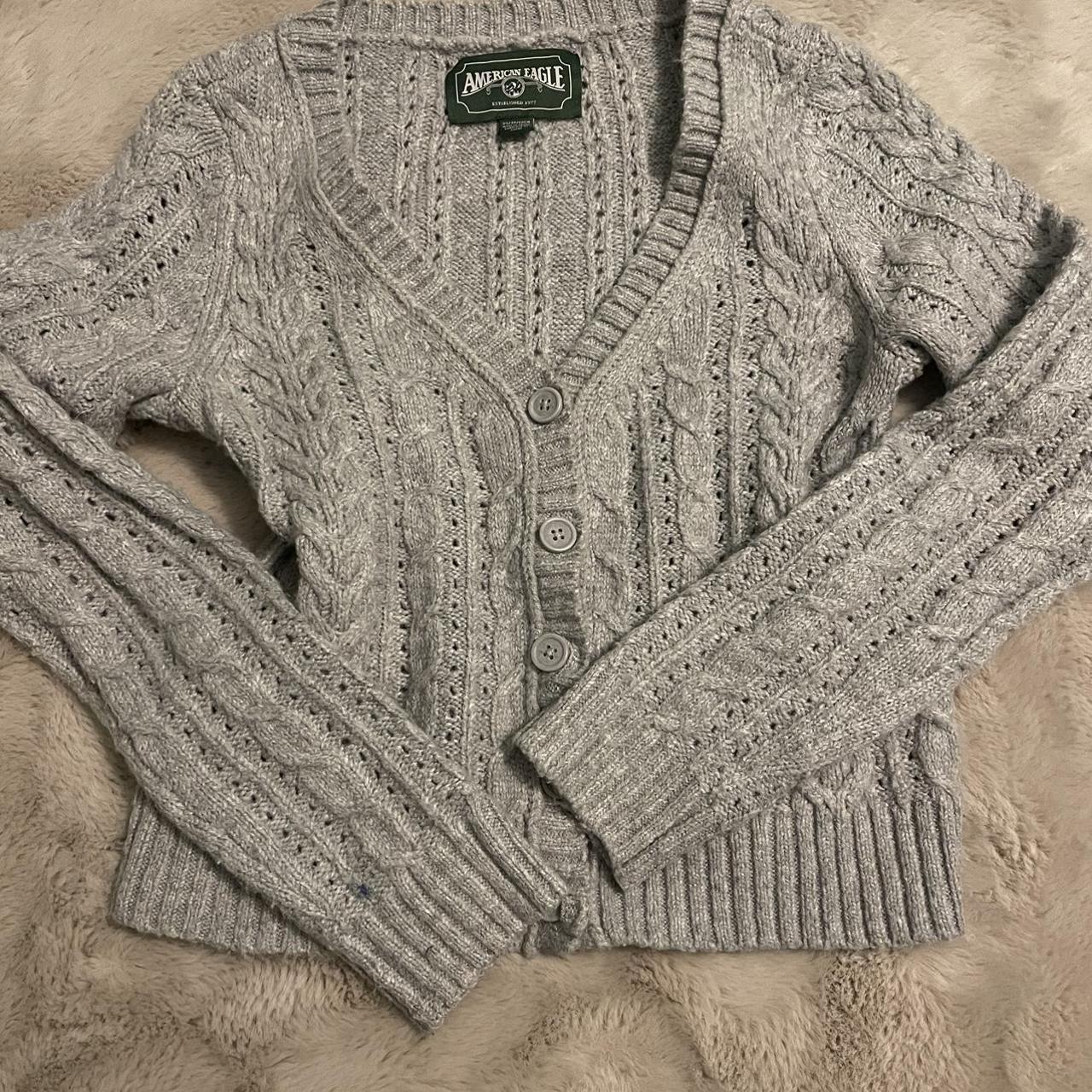 super cute american eagle cardigan sweater perfect... - Depop