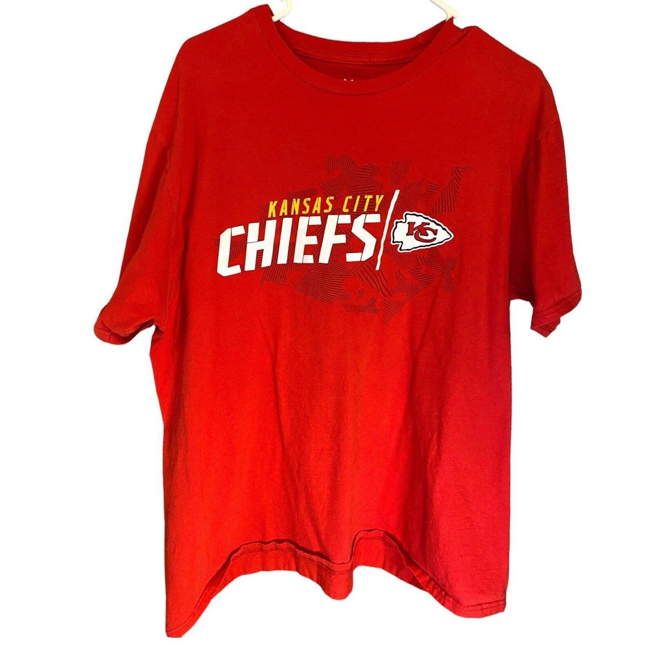 Majestic Kansas City Chiefs Polo Shirt, Short - Depop