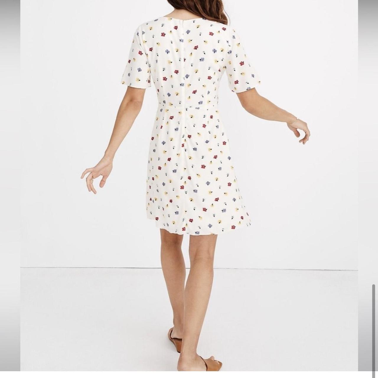 Madewell orchard store flutter sleeve dress