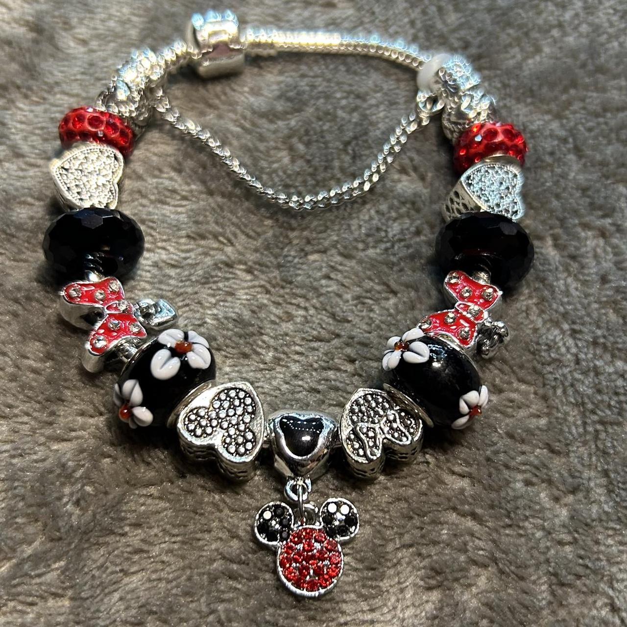 Mickey and clearance minnie charm bracelet