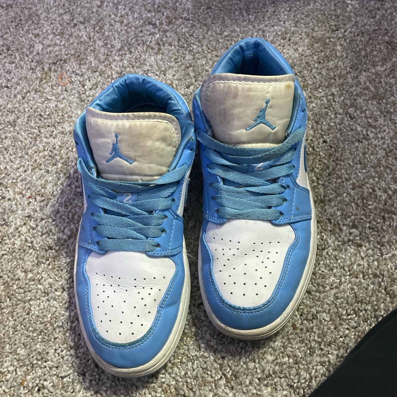 blue jordan dunk low