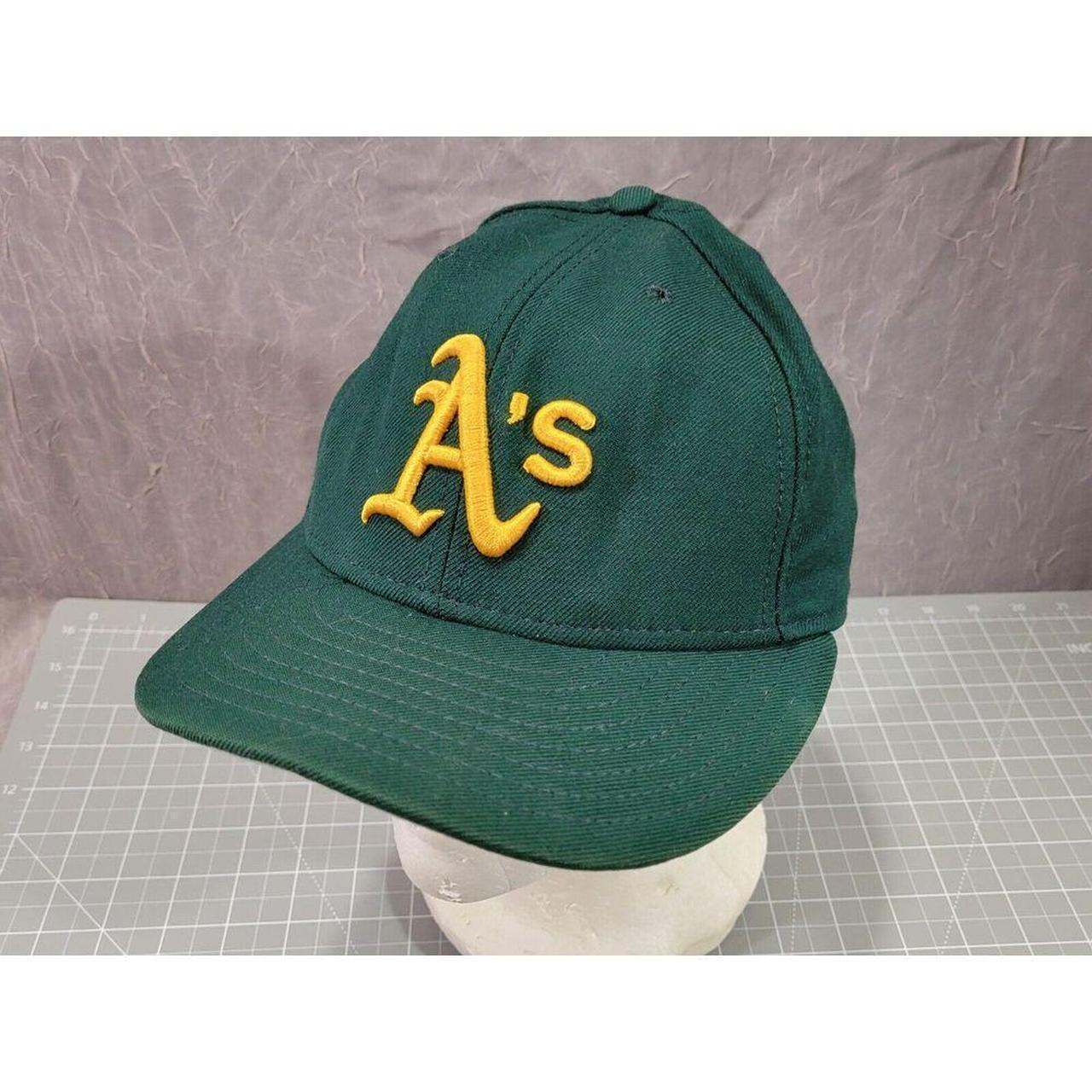 New Era Men's Hat - Green – Vintage Oakland Athletics New Era Fitted Hat …