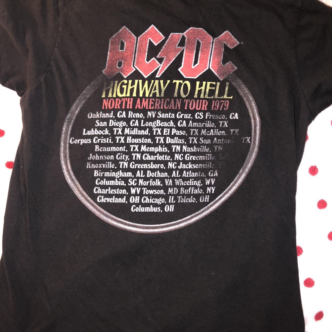 vintage ac/dc shirt dm for... - Depop