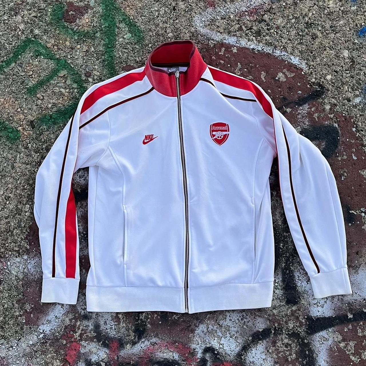 Y2K Arsenal SC Adidas Quarter Zip Coach Track Jacket... - Depop