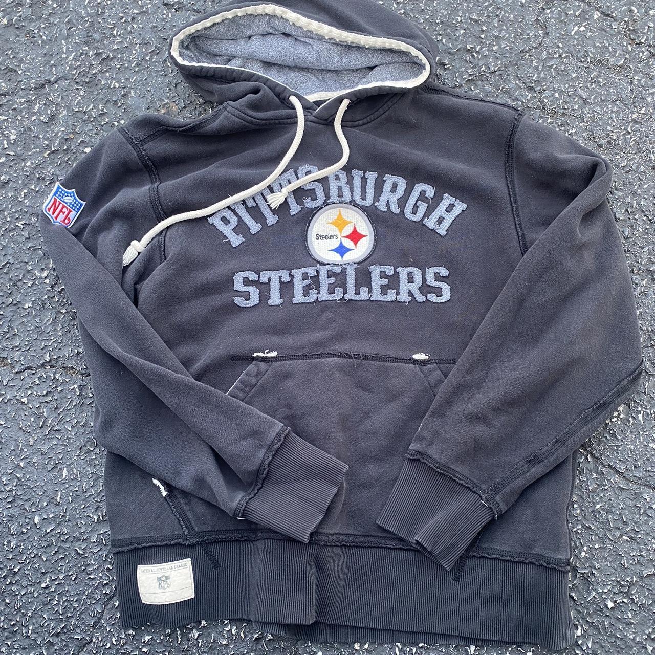 Vintage Steelers hoodie, size: Medium, great - Depop