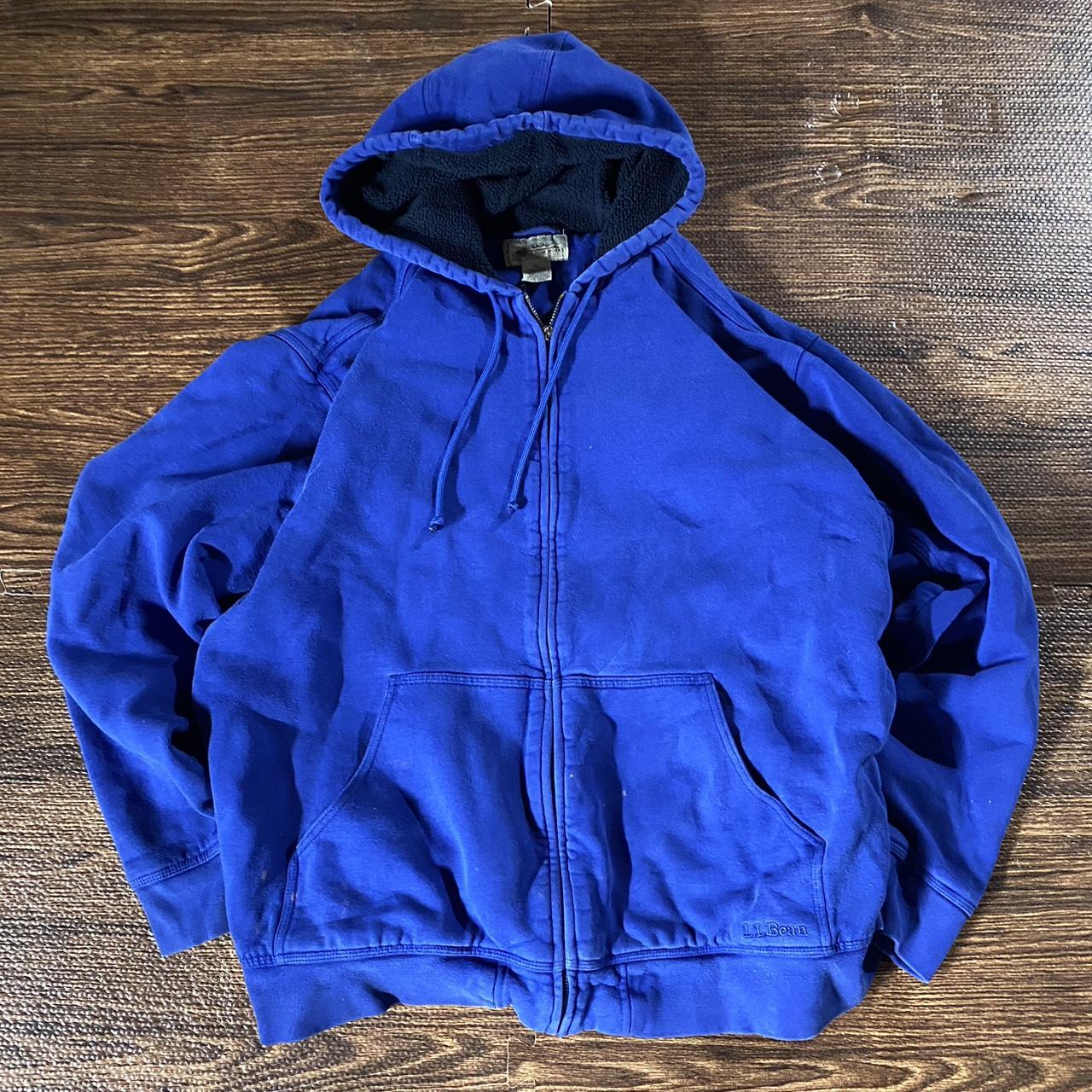 Vintage LL Bean hoodie, size: Large, great condition... - Depop